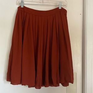 Talbots silk skirt